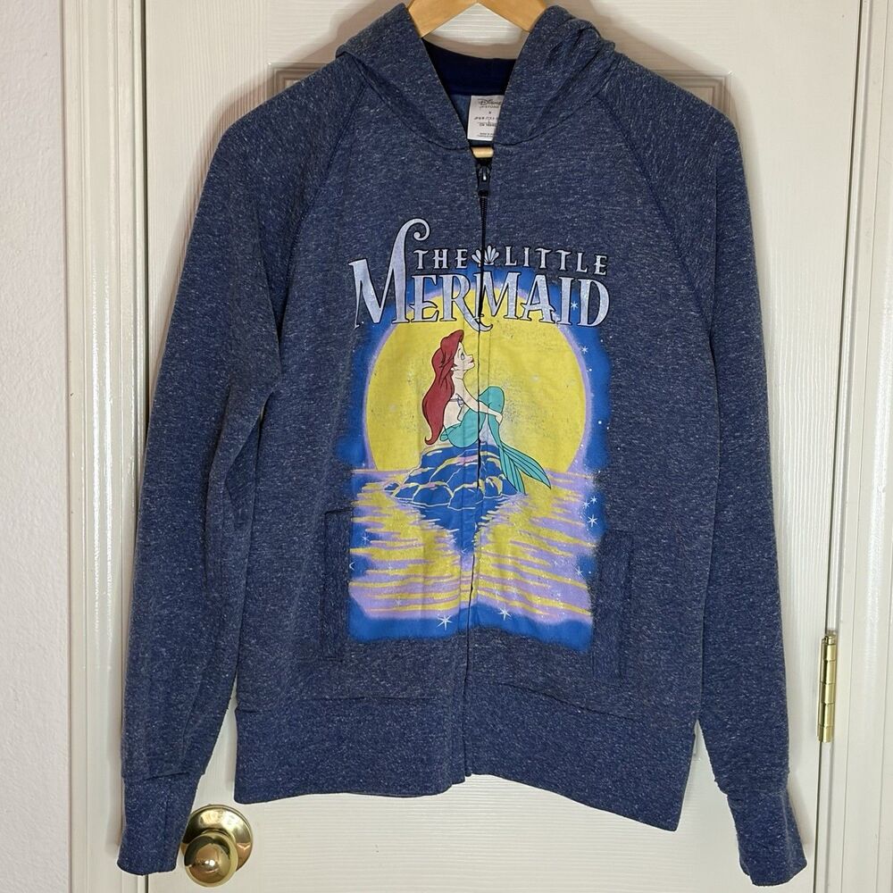 The Little Mermaid Ariel Disney Zip Up Hoodie Jacket Women’s Small